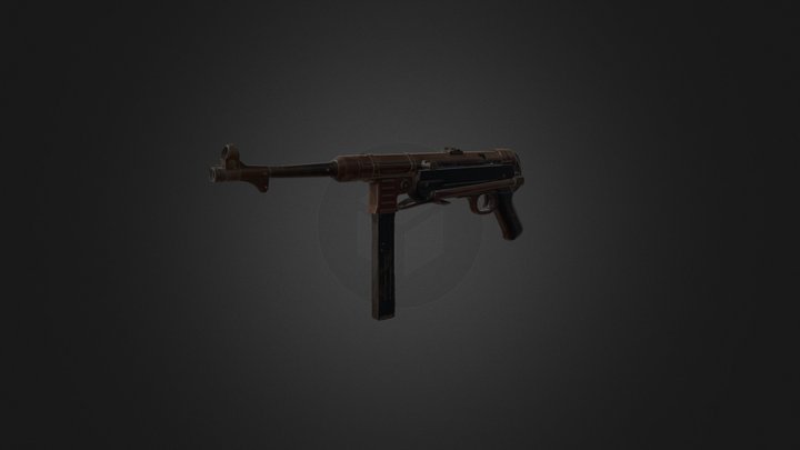 Vollmer MP40 (Raw Scan) 3D Model