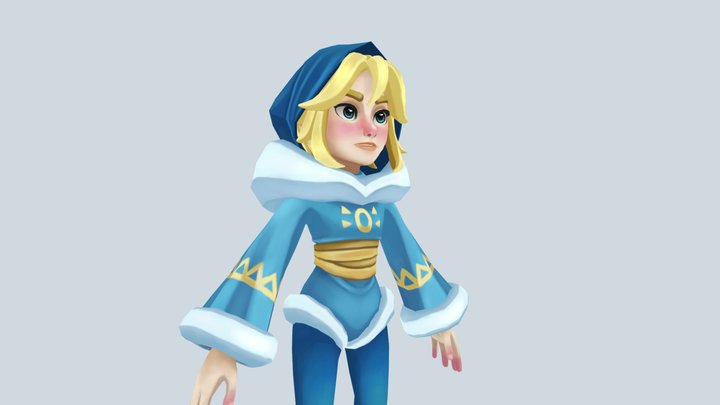 Snowgirl 3D Model
