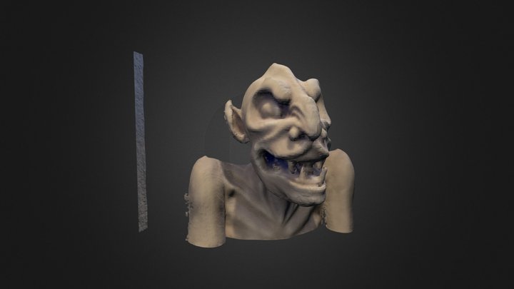 Monster in the corner 3D Model
