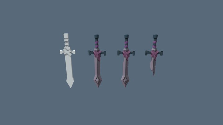 Swords 3D Model