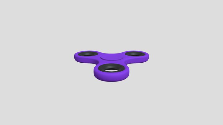 Purple_fidget 3D Model