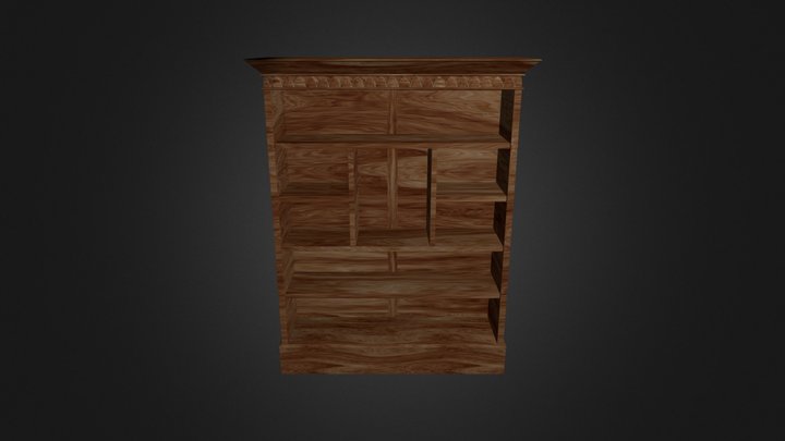 Bookcase 3D Model