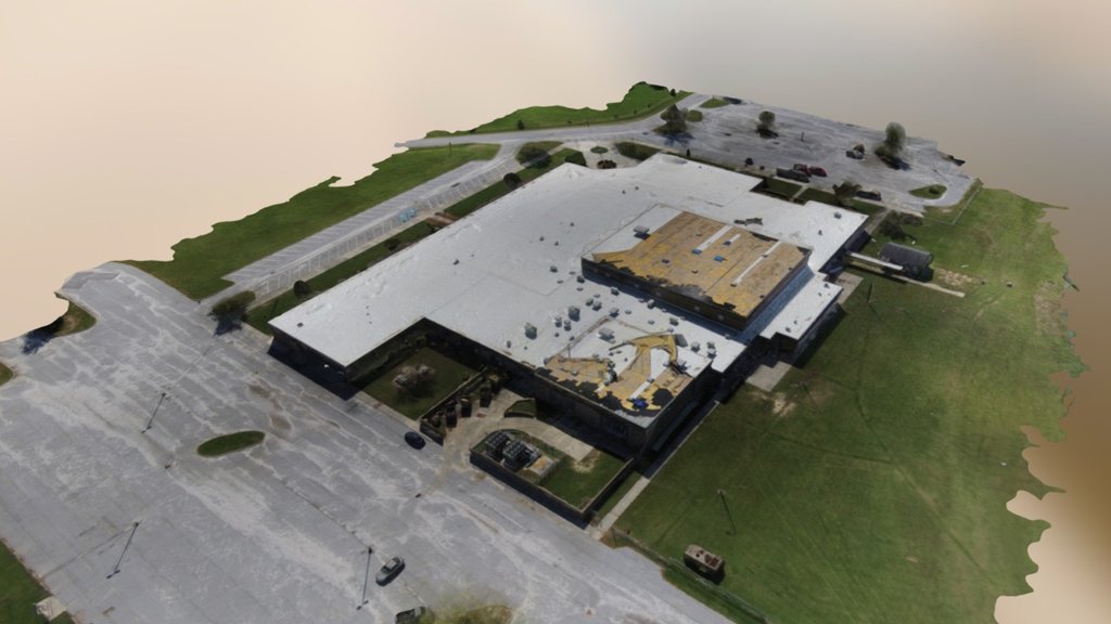 Mrr Hurricane Damage Simplified 3d Mesh