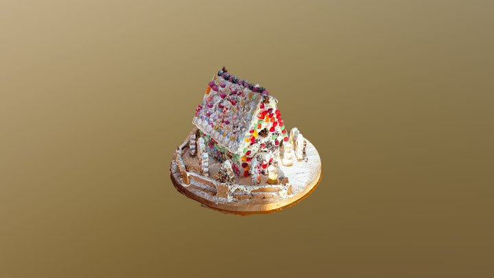 Lebkuchenhaus 3D Model