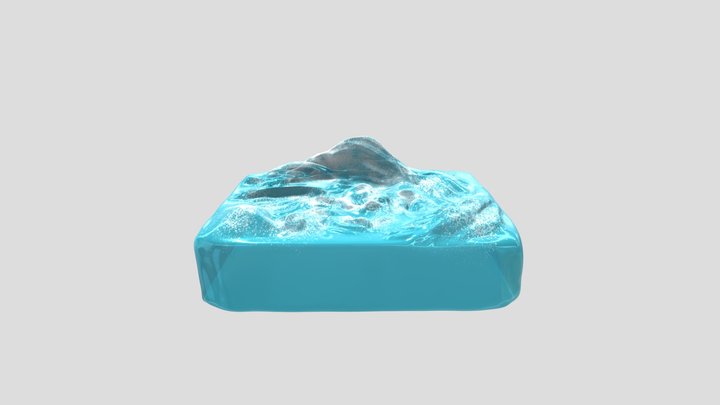 Sea for Diorama 3D Model
