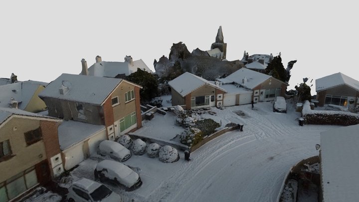 Snow at Cairn Gardens -14 December 2022 3D Model