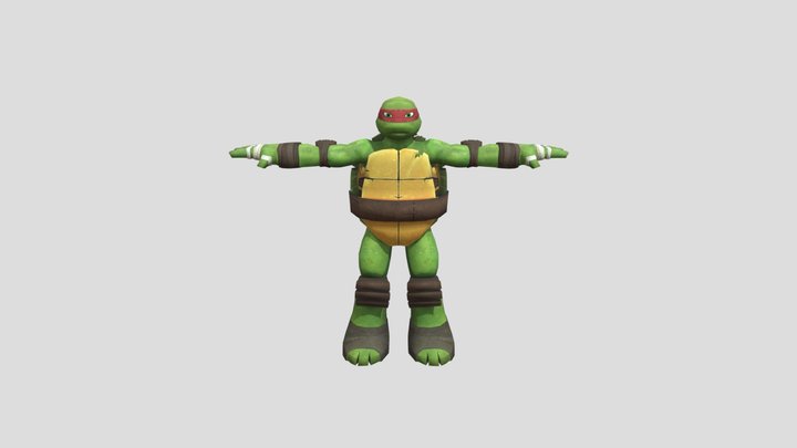 Raphael TMNT 2012 3D Model
