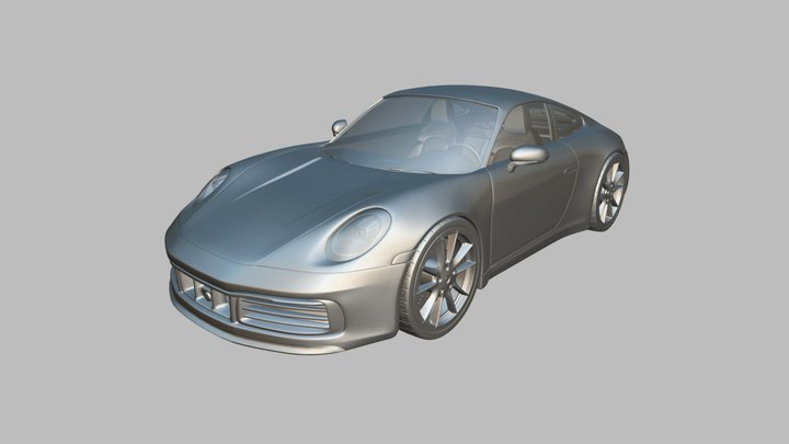 Porsche 911 992 3D Model