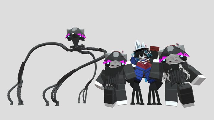 ROBLOX Tripod Charater 3D Model