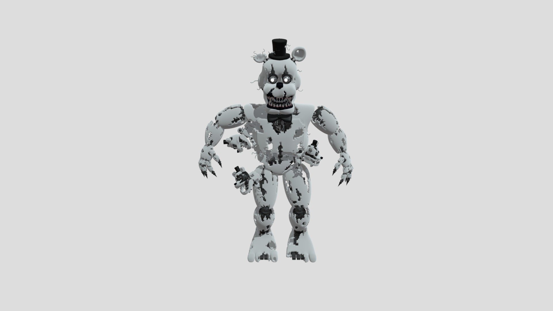 Nightmare Fredbear - Download Free 3D model by Depredador  (@mariapiarissola) [1a3ddbe]