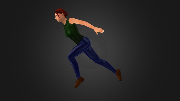 Woman Run (Endless Fighter) (beat ‘em up) 3D Model