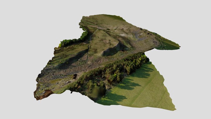 Coombes Rocks Landslide 3D Model