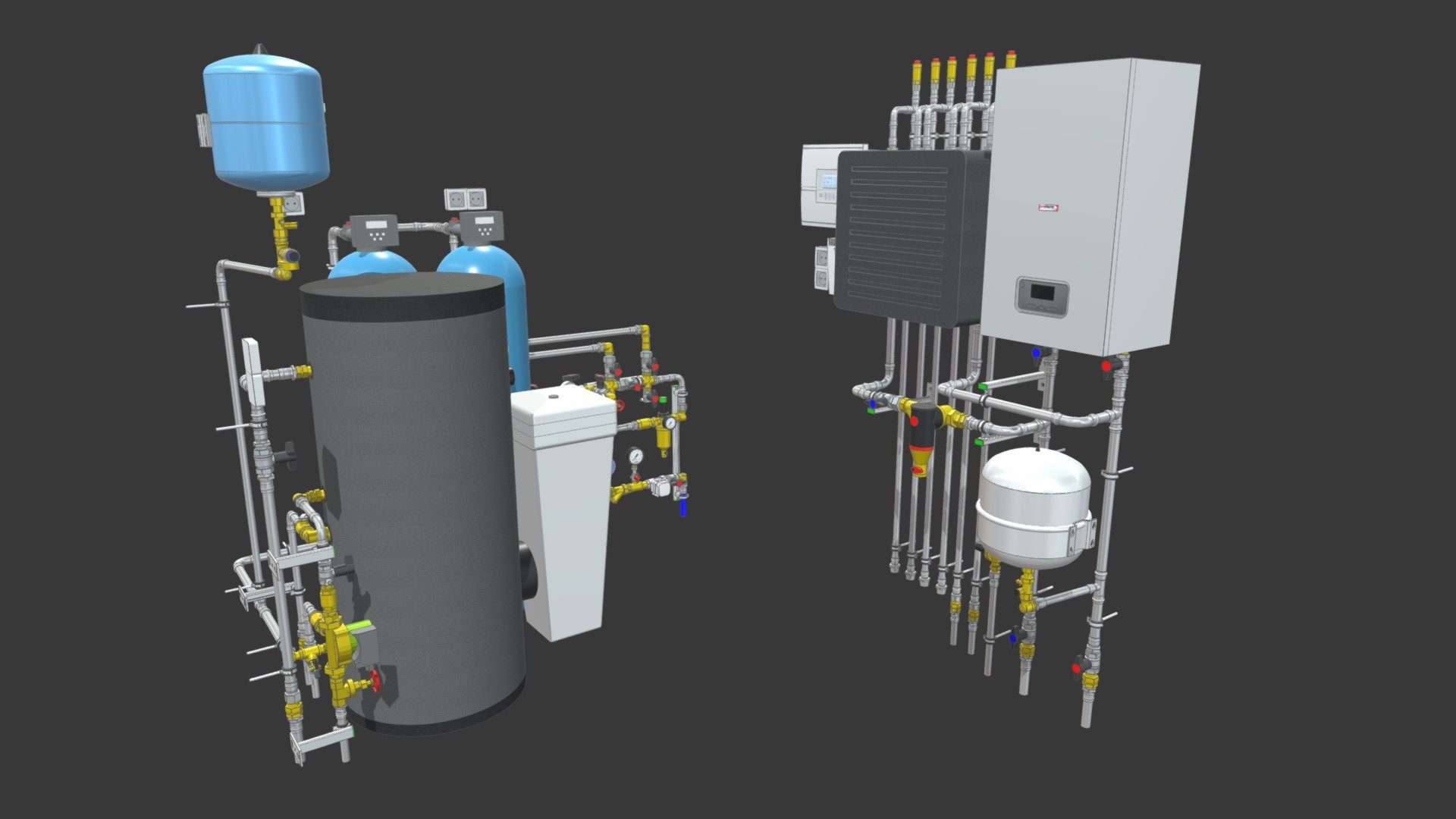 Котельная Protherm Boiler Room 3d Model By Александр Akarelin Dd137f4 Sketchfab 5488