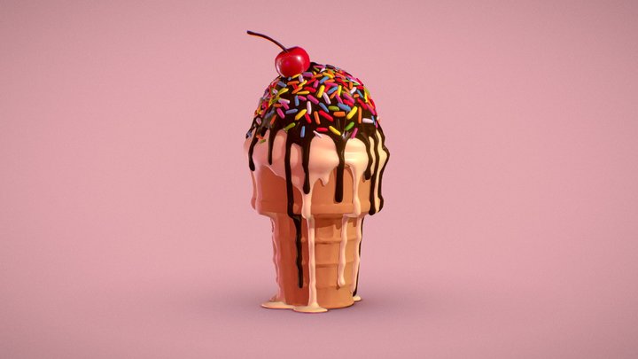 Day 11 of Sculpt January 2019: Liquid 3D Model