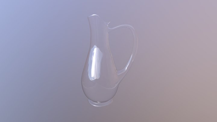 Glass Pitcher 3D Model