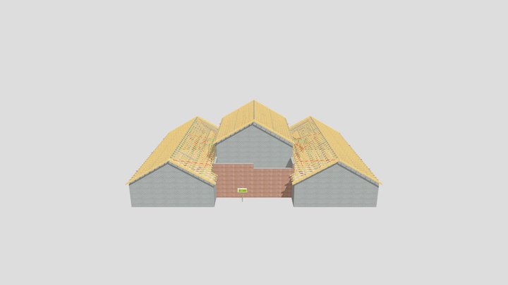 2009038J_Soudan bâtiment 200 3D Model