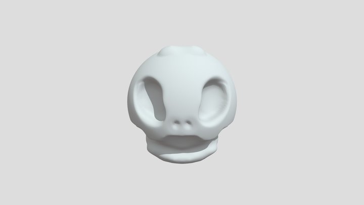 Tinkaton Skull (untextured) 3D Model