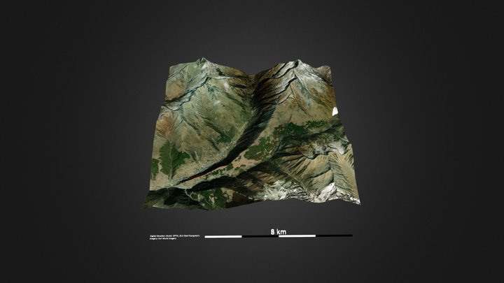 四姑娘山（大姑娘峰） – Free 3D Model STL
