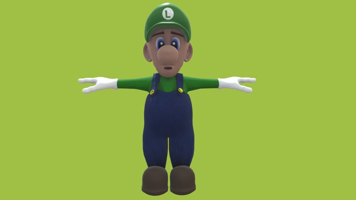 Luigi 3D Model