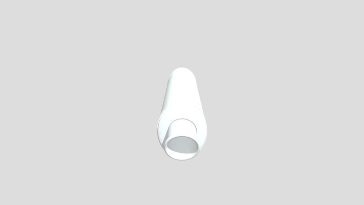 Oval Can Single Outlet 3D Model