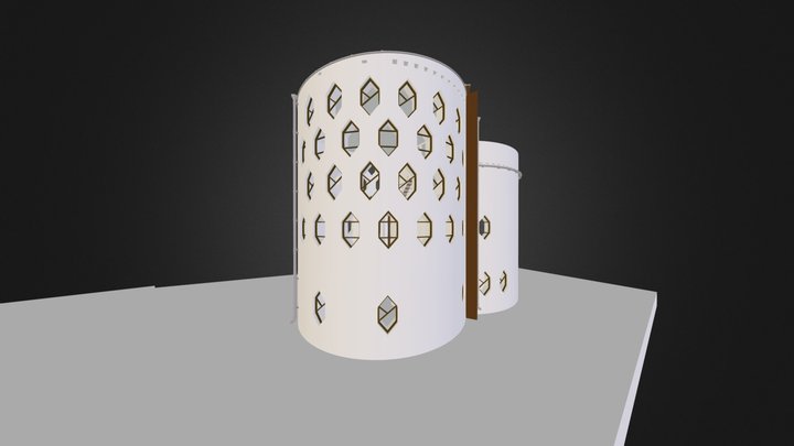 3DPC_Melnikov_house 3D Model