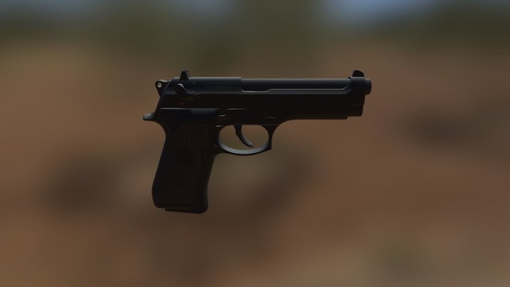MWR M9 Beretta 3D Model