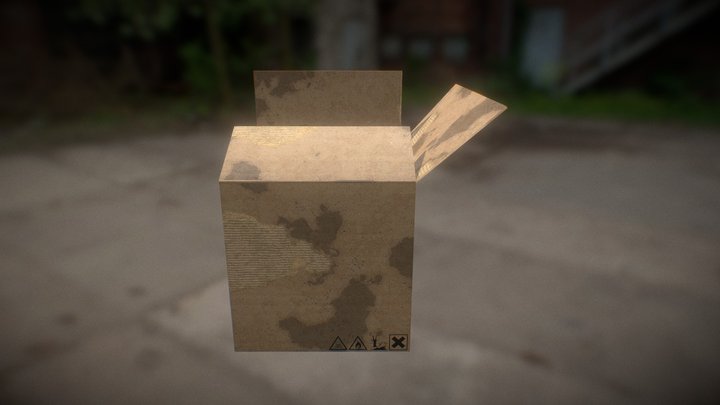 cardboard box 3D Model