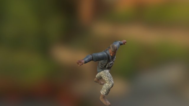 hombremuere 3D Model