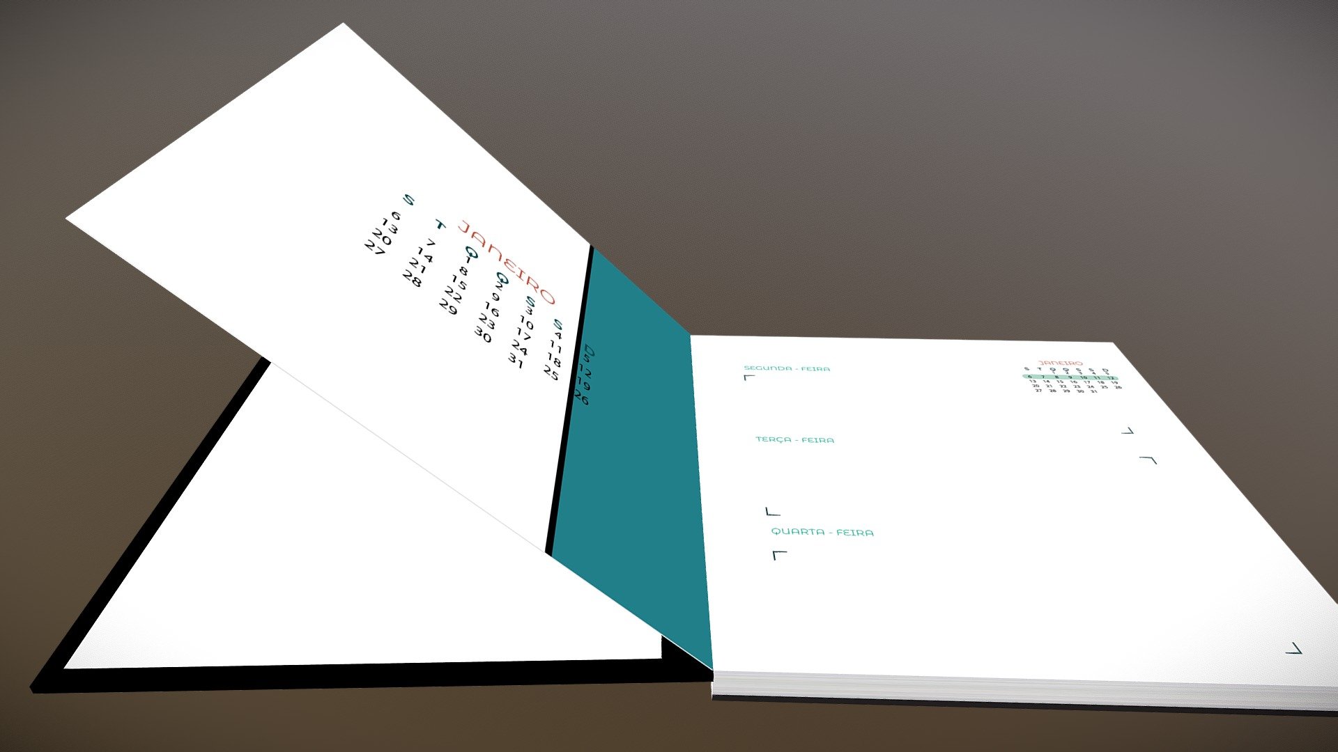 2018 Notebook Inside Printer Portuguesa