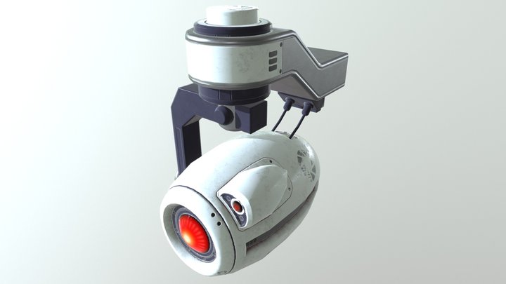 Aperture Science Security Camera 3D Model