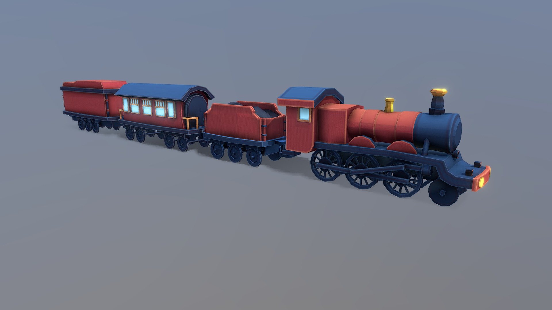 train - 3D model by Toufu99 [dd1a18e] - Sketchfab