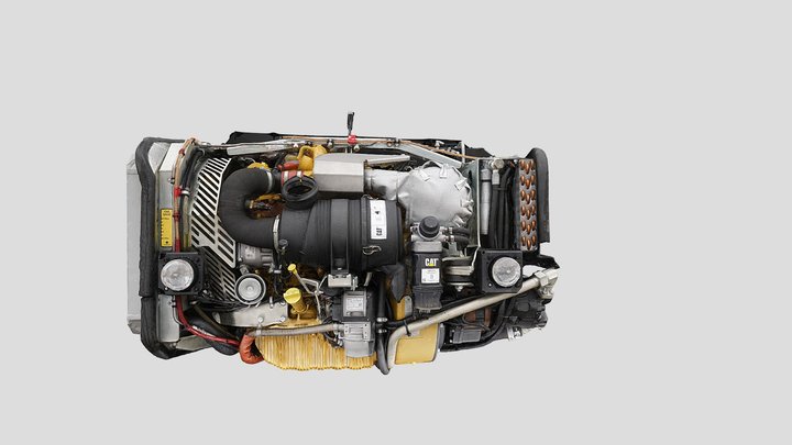 Malwa 560c Motor view no panels 3D Model