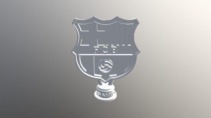 escut barça 3D Model