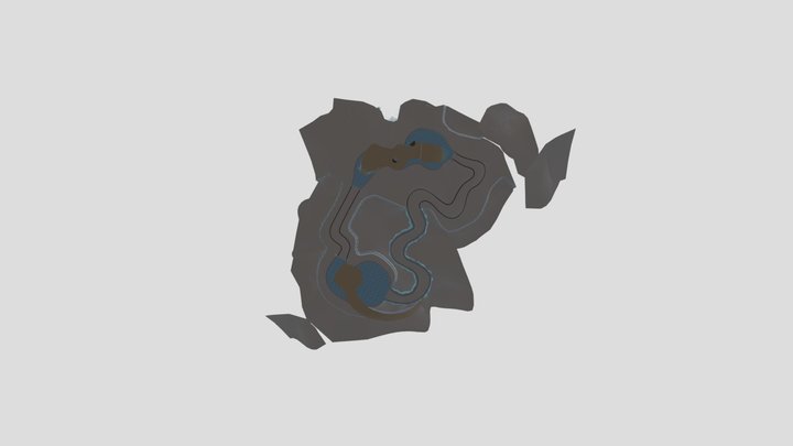 wii_u_-_mario_kart_8_-_gcn_sherbet_land 3D Model