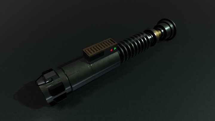 Luke's Lightsaber 3D Model