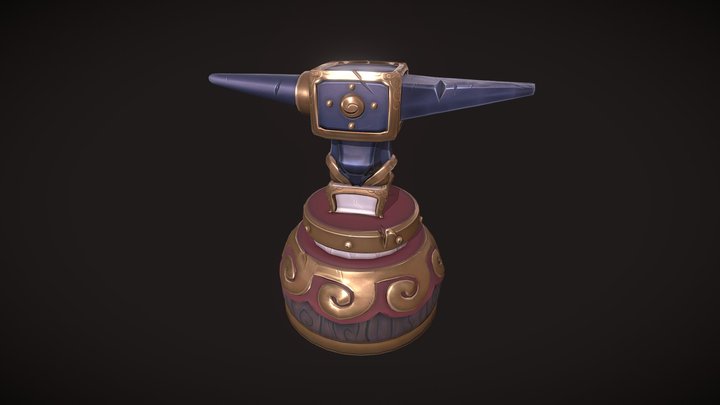 Stylised Asset - Cow Anvil 3D Model