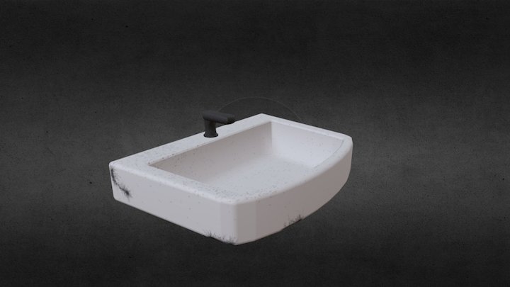 Sink for game. 3D Model