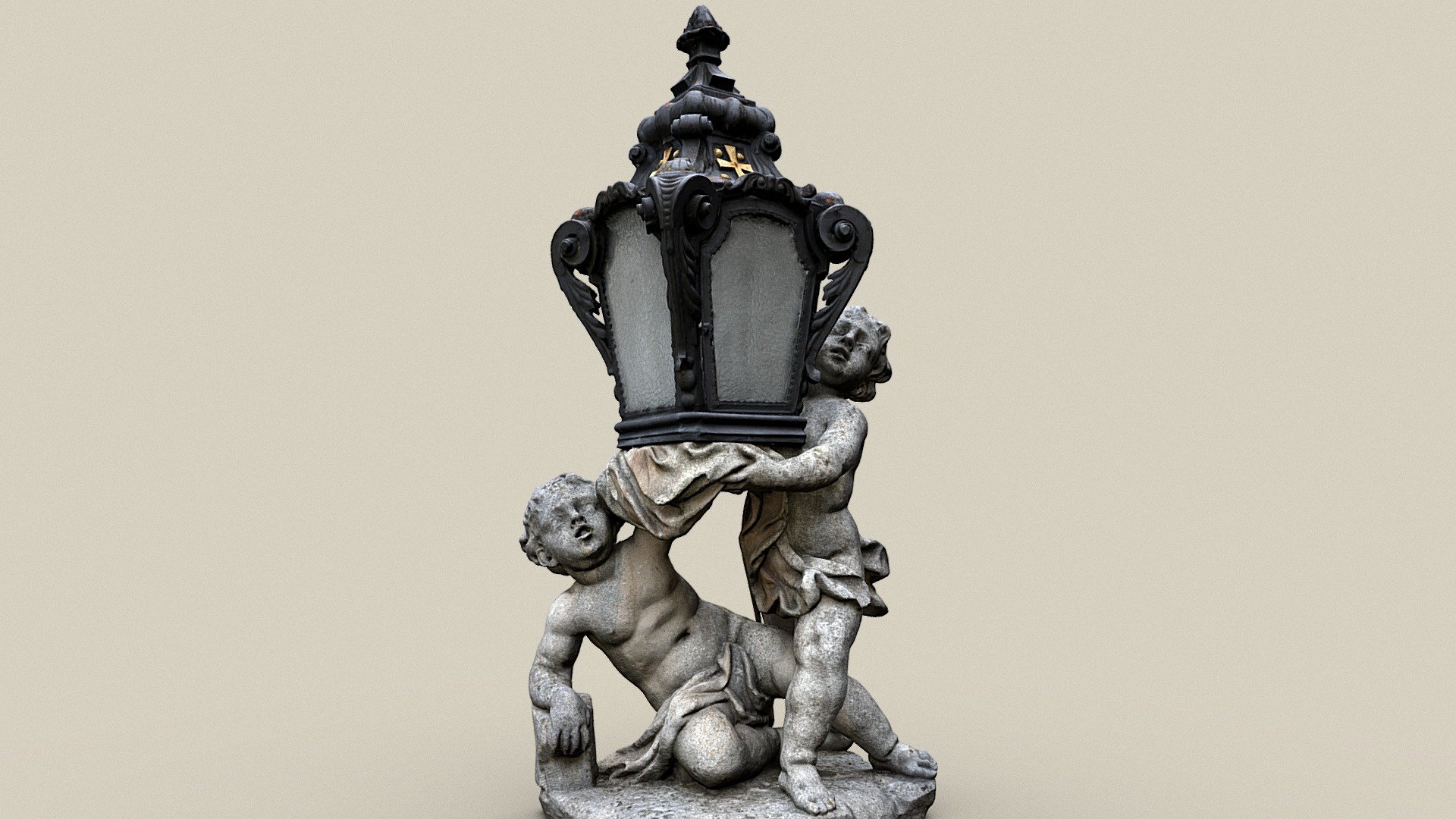 Putti mit Laterne — Sketchfab embed 3D viewer