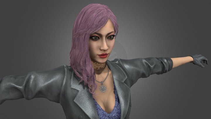 Yakuza Like A Dragon - Seonhee – Gratis 3D-model STL