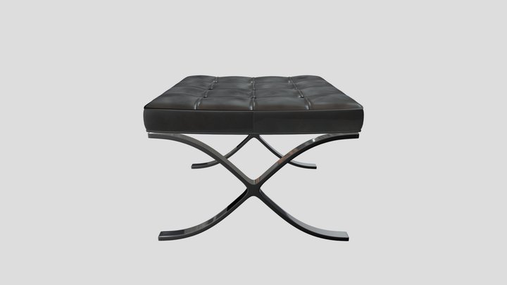 Barcelona Stool – Modello 3D gratuito STL