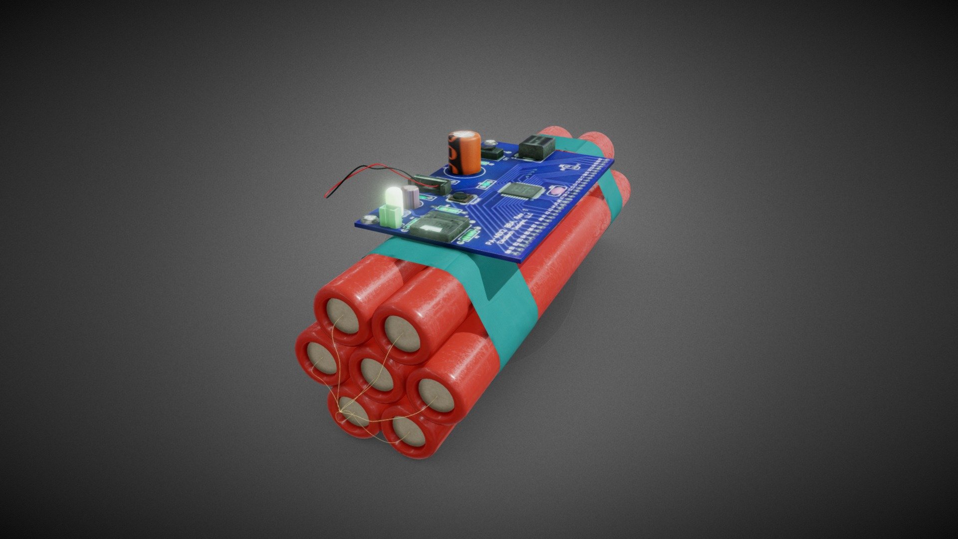 Dynamite Sticks w/ PCB
