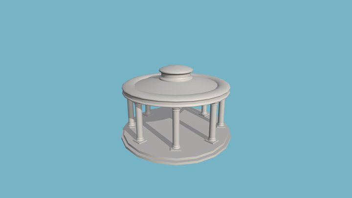 Dome Pillars 3D Model