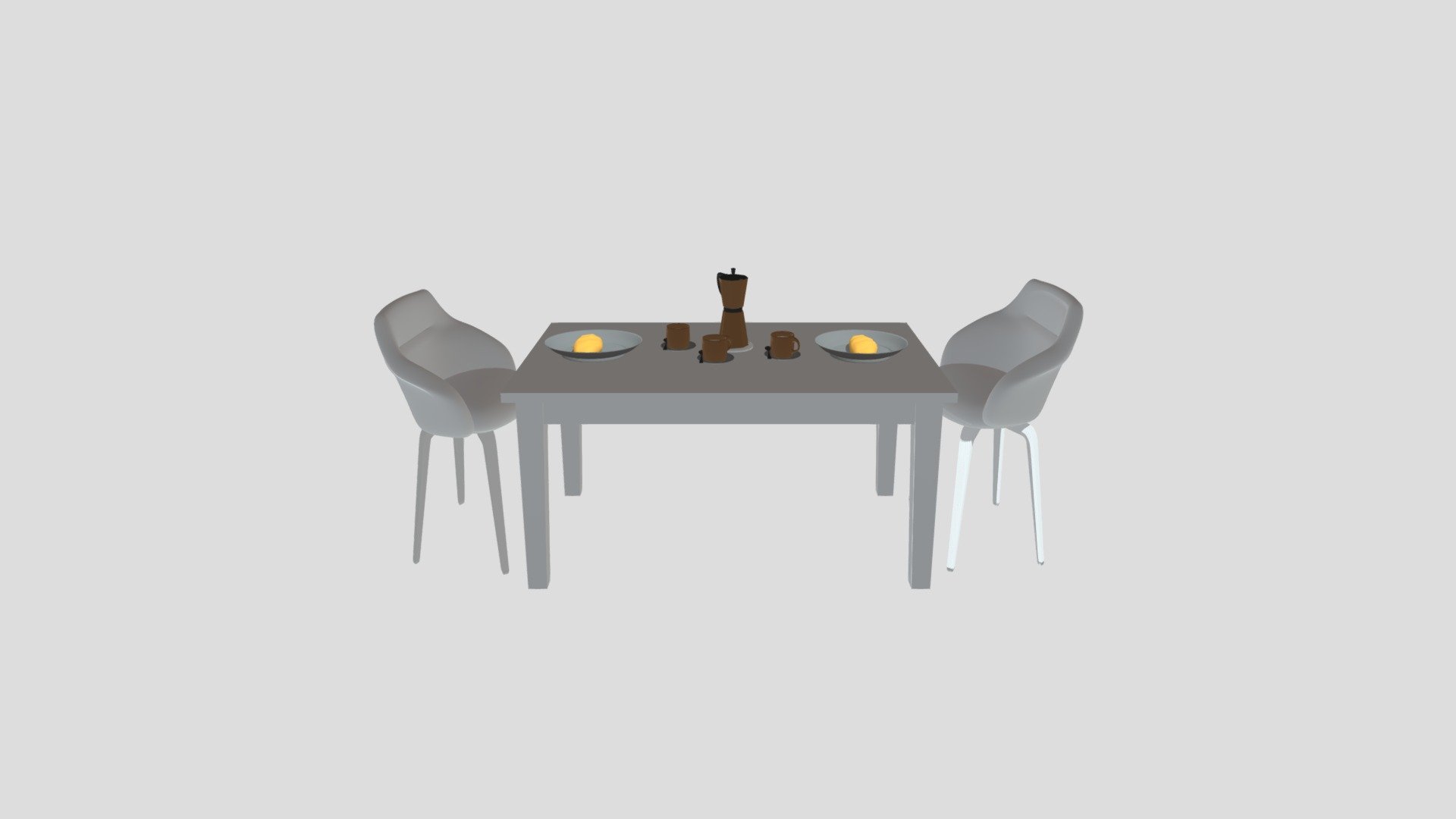 Table with Coffee and Bread