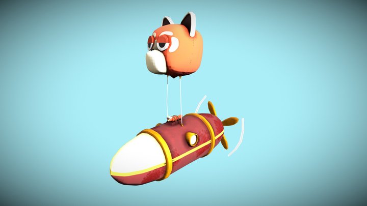 Red Panda Airship - Worldskills 2024 3D Model