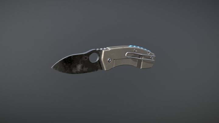 Pocket knife. 3D Model