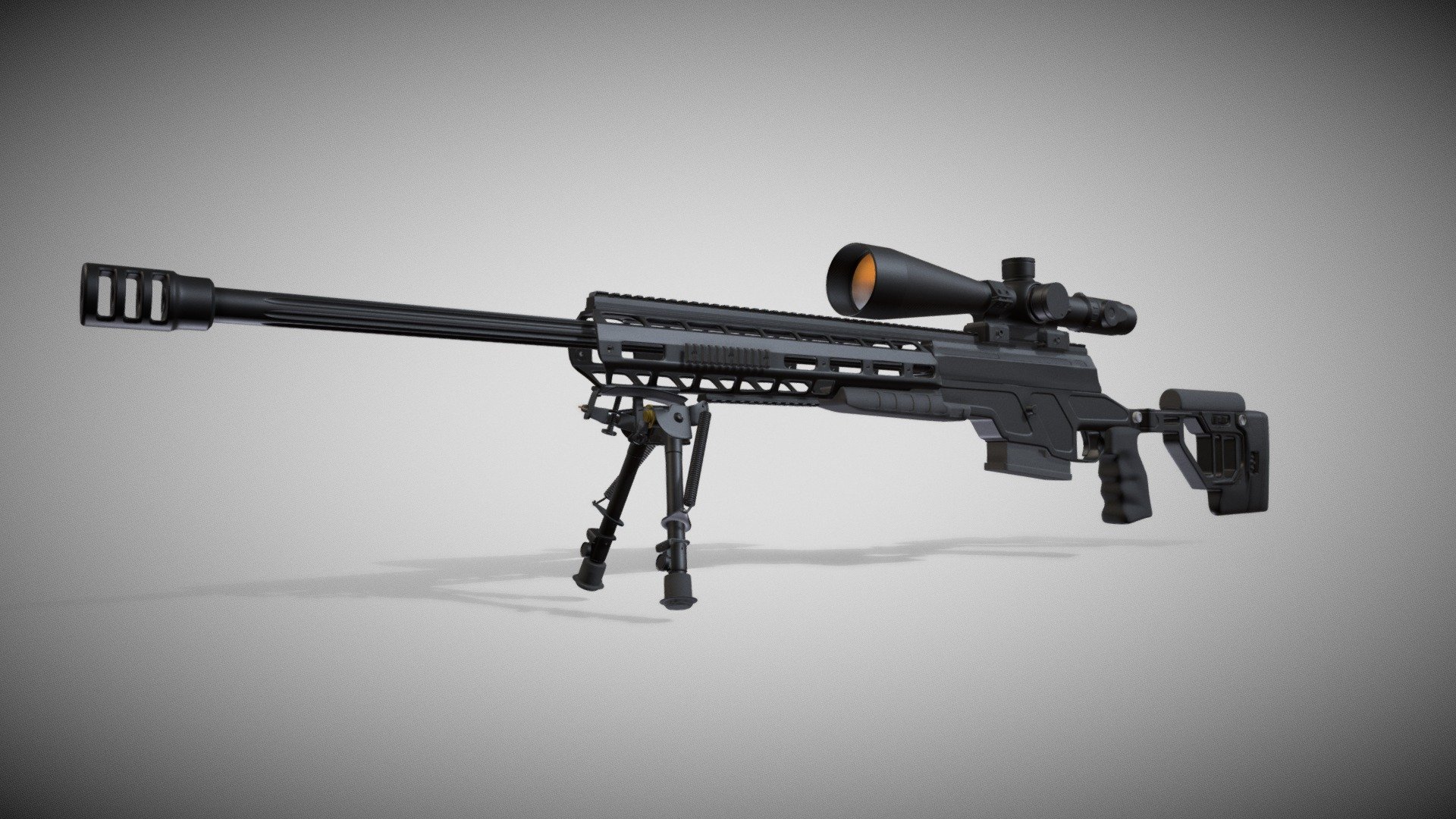 Sniper Rifle ORSIS F-17 - 3D model by Kolodrub Mihail (@kolodrub ...