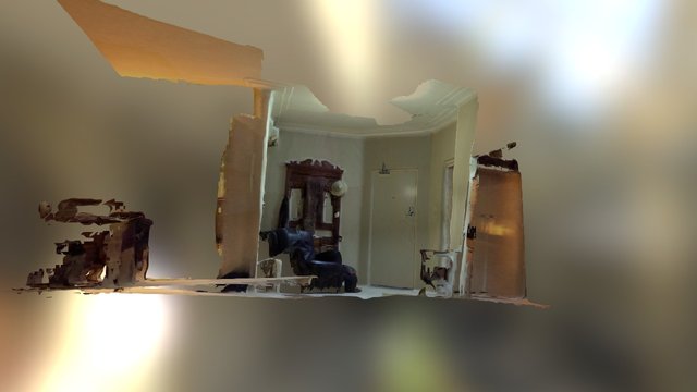 Room Capture App Portrait mode 3D Model