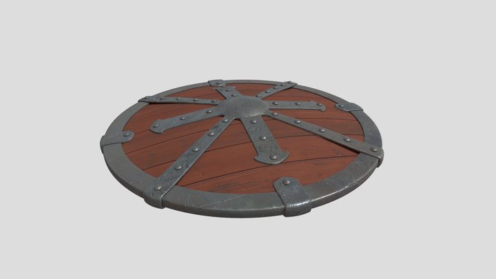Round Shield 3D Model