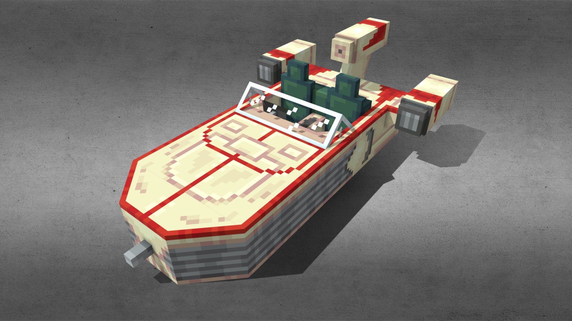 Starwars landspeeder - 3D model by robinlol2 [dd26b7e] - Sketchfab