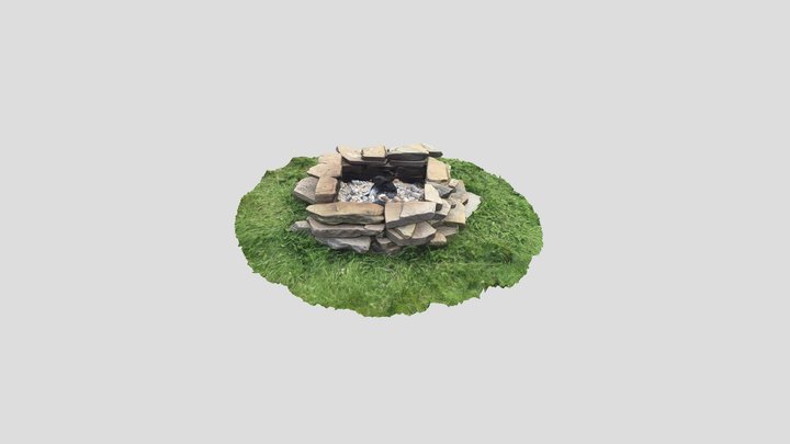 Ness of Brodgar '23 Bone Burning (Hearth 1) 3D Model